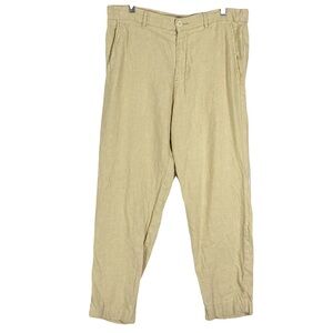 Porter Ash Linen Pants 34 Resort Beach Preppy Summer Casual Comfort Lightweight